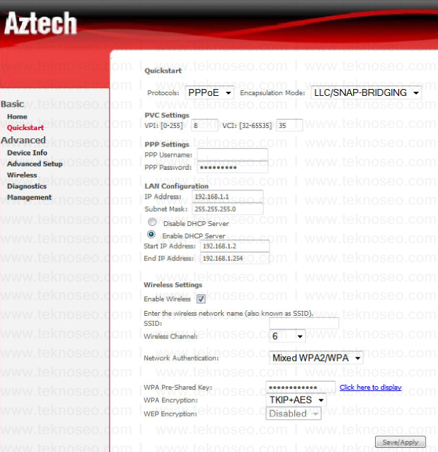 aztech dsl1000ew arayüz giriş şifresi,aztech dsl1000ew modem kurulumu,aztech dsl1000ew kablosuz ayarları,aztech dsl1000ew sıfırlama