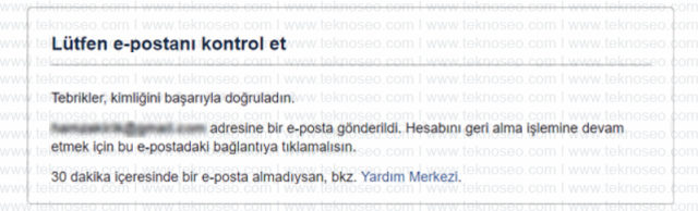 facebook,şifremi unuttum,kimlik ibrazı,güvenilir kişilerden yardım isteme,sorun bildir,kod gelmiyor