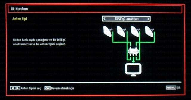 finlux smart tv,kanal arama,sinyal yok,ilk kurulum,fabrika ayarlarına alma,turksat 4a uydu kanal ayarları