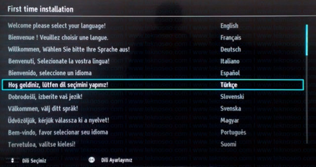 hi-level smart tv,turksat 4a,uydu ayarlar,kanal arama,sinyal yok