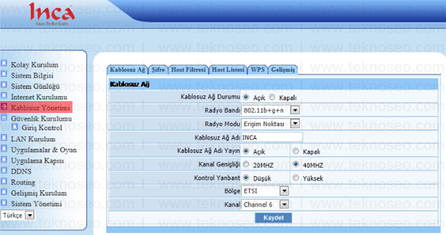 inca im-310nx arayüz giriş şifresi,inca im-310nx modem kurulumu,inca im-310nx kablosuz ayarları,inca im-310nx sıfırlama