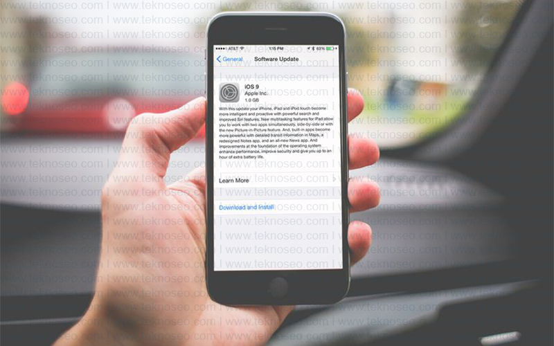 iPhone cihazlarda yazılım güncelleme iphone,ios,itunes,yazılım güncelleme
