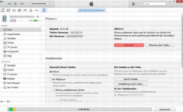 iphone,ios,itunes,yazılım güncelleme