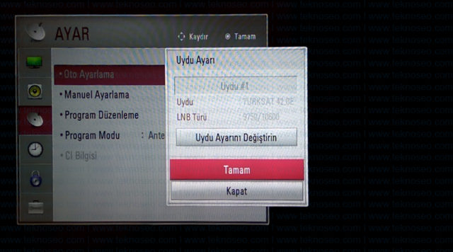lg,smart tv,turksat 4a,kanal arama,sinyal yok