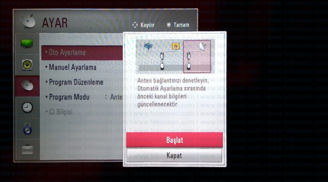 lg,smart tv,turksat 4a,kanal arama,sinyal yok
