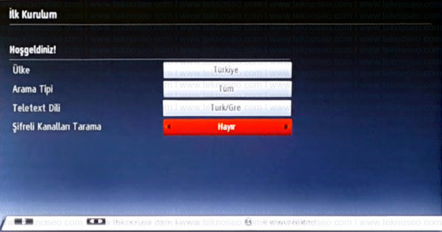 vestel smart tv,turksat 4a,kanal arama,uydu ayarları,sinyal yok