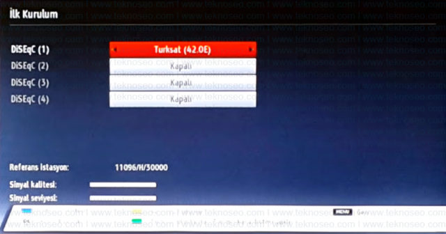 vestel smart tv,turksat 4a,kanal arama,uydu ayarları,sinyal yok