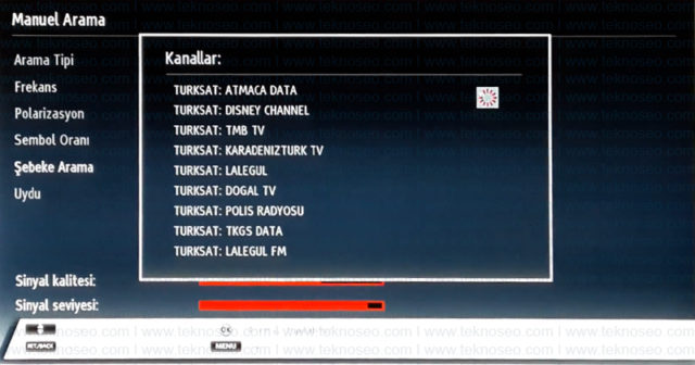 vestel smart tv,turksat 4a,kanal arama,uydu ayarları,sinyal yok