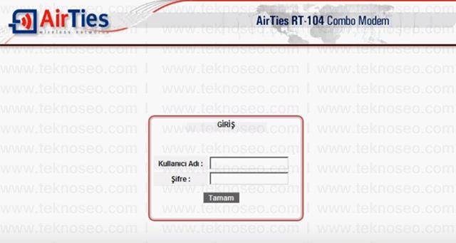 airties rt-104 arayüz giriş şifresi,airties rt-104 modem kurulumu,airties rt-104 sıfırlama,airties rt-104 internet ayarları