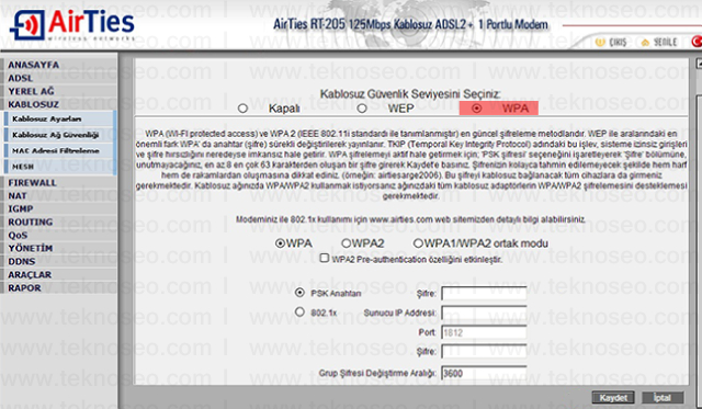airties rt-205 arayüz giriş şifresi,airties rt-205 modem kurulumu,airties rt-205 kablosuz ayarları,airties rt-205 sıfırlama