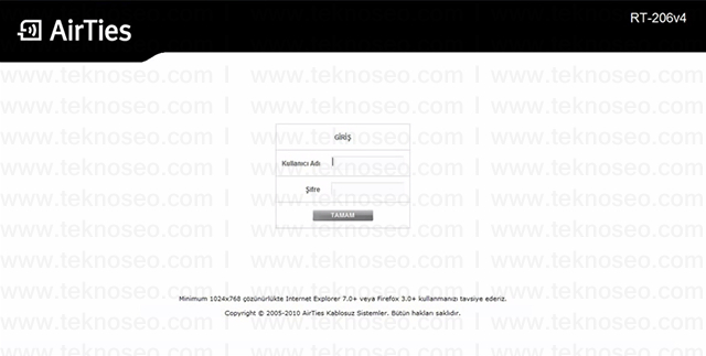 airties rt-206v4 arayüz giriş şifresi,airties rt-206v4 modem kurulumu,airties rt-206v4 kablosuz ayarları,airties rt-206v4 sıfırlama