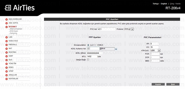 airties rt-206v4 arayüz giriş şifresi,airties rt-206v4 modem kurulumu,airties rt-206v4 kablosuz ayarları,airties rt-206v4 sıfırlama