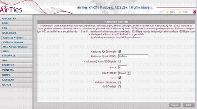 airties rt-211 arayüz giriş şifresi,airties rt-211 modem kurulumu,airties rt-211 kablosuz ayarları,airties rt-211 sıfırlama