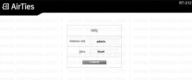 airties rt-212 arayüz giriş şifresi,airties rt-212 modem kurulumu,airties rt-212 kablosuz ayarları,airties rt-212 sıfırlama