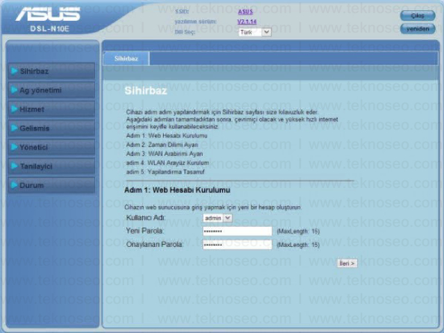 asus dsl-n10e arayüz giriş şifresi,asus dsl-n10e modem kurulumu,asus dsl-n10e kablosuz ayarları,asus dsl-n10e sıfırlama