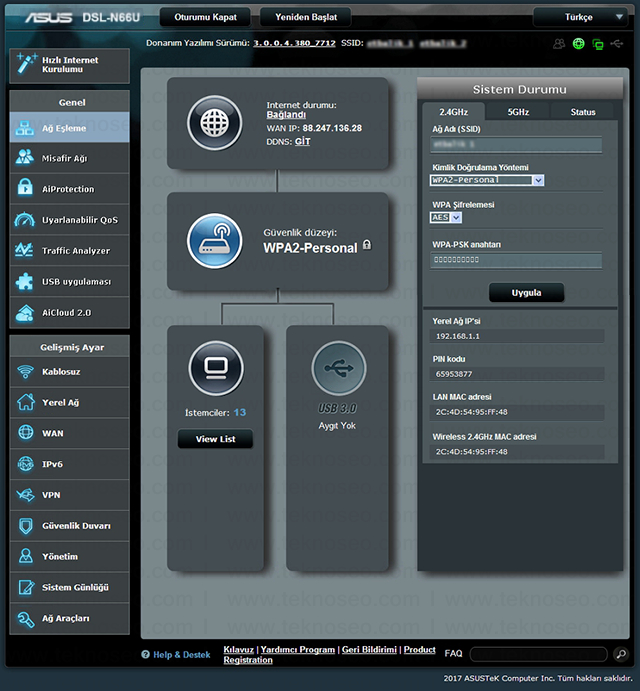 asus dsl-n66u arayüz giriş şifresi,asus dsl-n66u modem kurulumu,asus dsl-n66u kablosuz ayarları,asus dsl-n66u sıfırlama