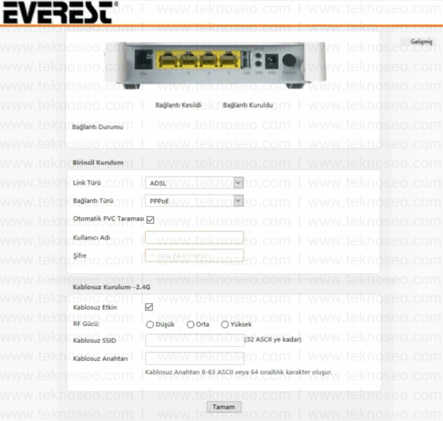 everest sg-v300 arayüz giriş şifresi,everest sg-v300 modem kurulumu,everest sg-v300 kablosuz ayarları,everest sg-v300 sıfırlama