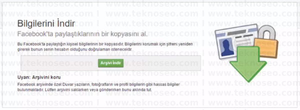 facebook verilerinin kopyasını indirme,facebook mesajlarını arşivleme,facebook'ta silinmiş mesajları geri getirme,facebook'ta silinmiş fotoğrafları geri alma