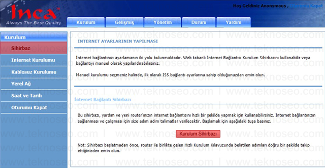 inca im-300nx arayüz giriş şifresi,inca im-300nx modem kurulumu,inca im-300nx kablosuz ayarları,inca im-300nx sıfırlama