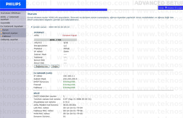 philips sna6500 arayüz giriş şifresi,philips sna6500 modem kurulumu,philips sna6500 kablosuz ayarları,philips sna6500 sıfırlama