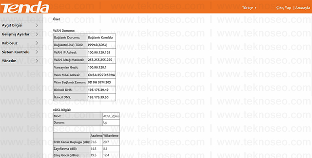 tenda v300 arayüz giriş şifresi,tenda v300 modem kurulumu,tenda v300 kablosuz ayarları,tenda v300 sıfırlama