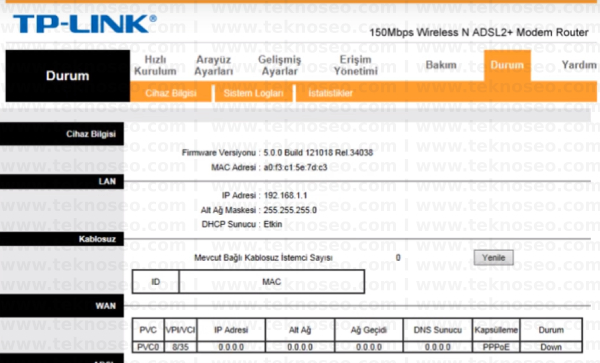 tp-link td-w8101g arayüz giriş şifresi,tp-link td-w8101g modem kurulumu,tp-link td-w8101g kablosuz ayarları,tp-link td-w8101g sıfırlama