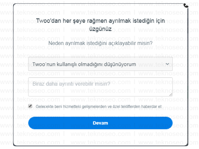 twoo,twoo üyelik iptali,twoo hesabını nasıl iptal edebilirim,twoo hesabı silme