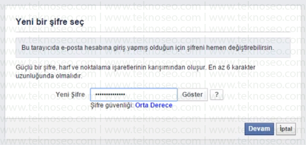 facebook şifre sıfırlama,facebook mail adresime kod gelmiyor,facebook kod alamıyorum,facebook kod sorunu