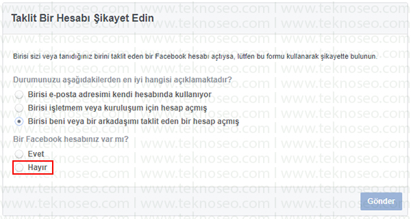 facebook taklit hesap nasıl şikayet edilir,facebook taklit hesap kapatma,taklit hesap şikayet etme resimli anlatım,facebook şikayet formu