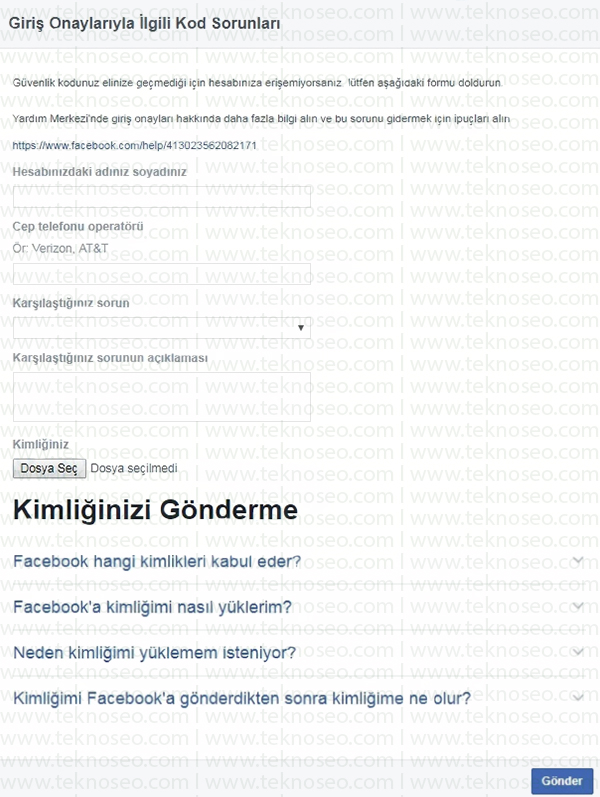 facebook,güvenlik kodu gelmiyor,iki faktörlü kimlik doğrulama sorunu,kodmatik kodu gelmiyor