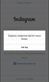 instagram,instagram giriş hatası,hesabıma giriş yapamıyorum,uygulamadan hesabıma giriş yapamıyorum