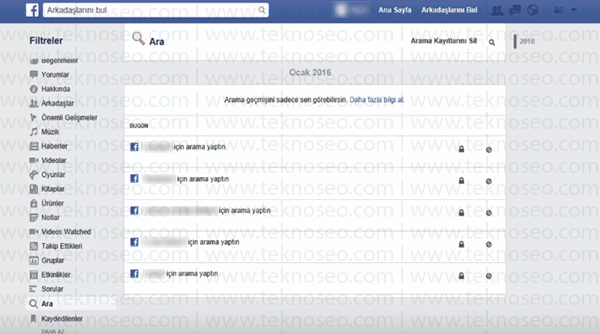 facebook arama kayıtları,facebook arama geçmişi nasıl silinir,facebook arama geçmişini silemiyorum,facebook arama kayıtları nereden silinir