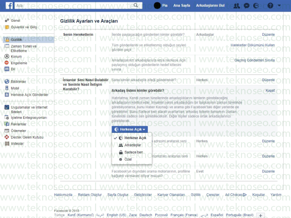 facebook arkadaş listesi nasıl gizlenir,facebook arkadaş listem görünmüyor,facebook arkadaş listesi gizleme resimli anlatım,facebook arkadaş listesini görünür yapma