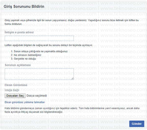 kullandığın bağlantı geçersiz,facebook geçersiz bağlantı hatası çözümü,facebook geçersiz onay kodu,geçersiz bağlantı sorunu resimli anlatım