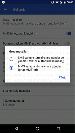 general mobile,toplu sms'lerin mms'e dönüşmesi,birden fazla kişiye sms atma,toplu mesaj grubu oluşturma