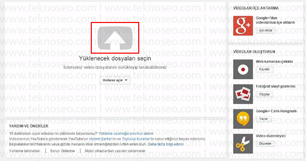youtube video yükleme,youtube video yüklenmiyor,youtube video yükleme ayarları,youtube video yükleme nasıl yapılır