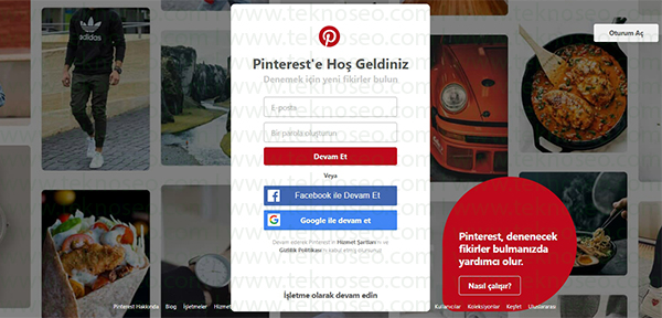 pinterest nedir,pinterest hesabı nasıl açılır,pinterest hesap etkinleştirme,pinterest hesap aç