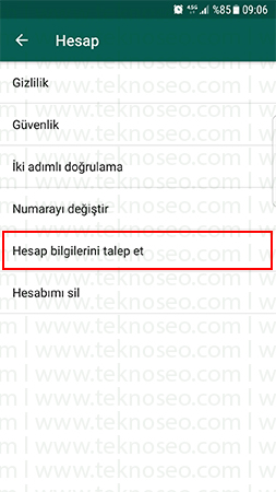 whatsapp hesap bilgileri isteği,whatsapp hesap bilgilerini talep et nedir,whatsapp hesap bilgileri nasıl istenilir,whatsapp hesap bilgileri