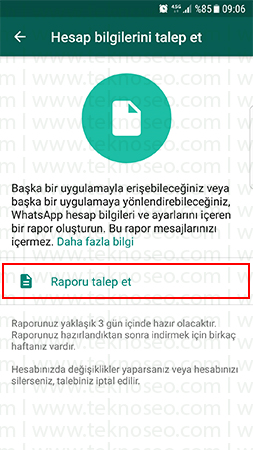 whatsapp hesap bilgileri isteği,whatsapp hesap bilgilerini talep et nedir,whatsapp hesap bilgileri nasıl istenilir,whatsapp hesap bilgileri