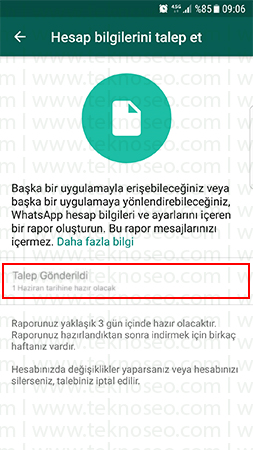 whatsapp hesap bilgileri isteği,whatsapp hesap bilgilerini talep et nedir,whatsapp hesap bilgileri nasıl istenilir,whatsapp hesap bilgileri