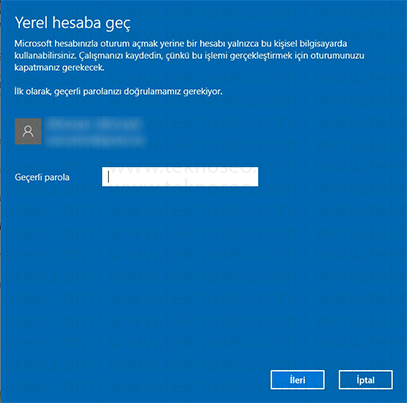windows 10 yerel hesaba çevir,windows 10 microsoft hesabı kaldırma,windows 10 yerel hesap açma,windows 10 microsoft hesabından çıkış yapma
