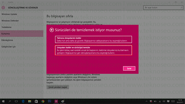 windows 10 fabrika ayarlarına alma,windows 10 format,windows 10 nasıl sıfırlanır,windows 10 cdsiz format