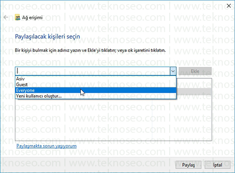 aynı ağa bağlı bilgisayarlarda dosya paylaşımı,iki laptop arasında dosya paylaşımı,bilgisayarlar arası dosya paylaşımı,bilgisayarlar arası ağ kurma windows 10
