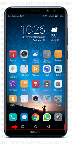 tek elle kullanım modu,huawei telefonlarda tel elle kullanım özelliği nasıl açılır,huawei telefonlarda ekran küçültme,mini ekran görünümü nedir