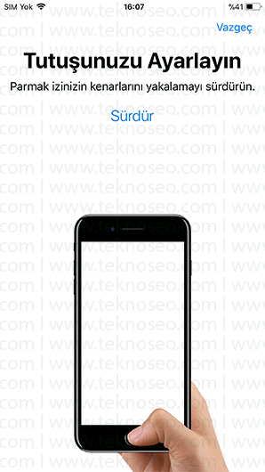 iphone parmak izi tanımlama,touch ıd nedir,iphone cihazlarda parmak izi nasıl yapılır,iphone birden fazla parmak izi tanımlama