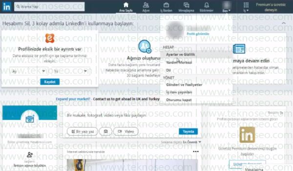 linkedin hesap silme,linkedin hesap kapatma,linkedin hesap kapatma linki,linkedin tamamen hesap silme