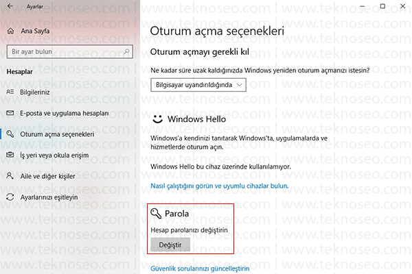yerel hesap parolası nasıl değiştirilir,yerel hesap parolası kaldırma,windows 10 yerel hesap şifre kaldırma,windows 10 yerel hesap şifre değiştirme