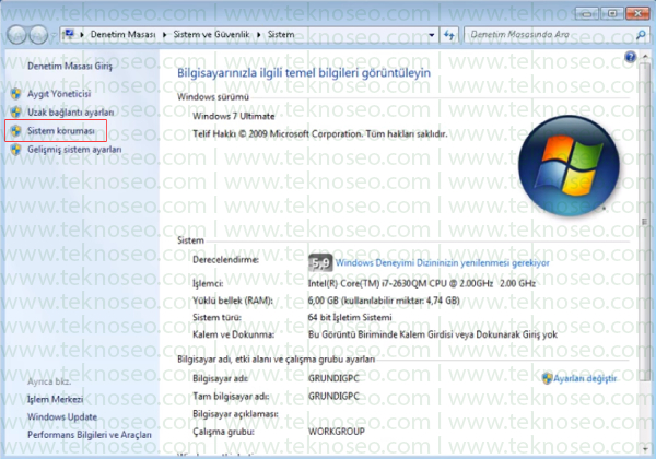 windows 7 sistem geri yükleme,silinen dosyaları geri getirme,windows 7 sistem geri yükleme hatası,windows 7 sistem geri yükleme noktası yok