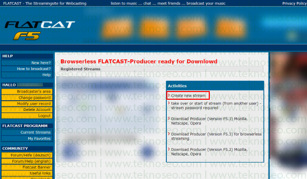 flatcast radyo kurma,internet radyosu nasıl kurulur,internetten radyo yayını yapmak,internet üzerinden radyo yayını yapmak