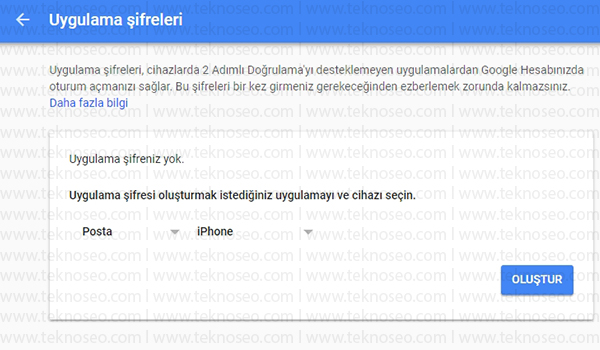 gmail uygulamaya özel şifre oluşturma,uygulamaya özel şifre oluşturma,gmail outlook için şifre oluşturma,gmail özel şifre tanımlaması nasıl yapılır
